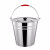 JN JIENBANGONG 不锈钢桶 大容量清洁提桶加厚不锈钢提水桶多用手提桶 20L不锈钢水桶（带盖）325*360*360mm