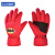 苏识 儿童滑雪手套防寒防水学生加绒保暖手套/双 黑红 M 3460062