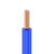 起帆(QIFAN)电线电缆 国标家装单芯多股铜芯软线 BVR1.5平方100米蓝色