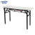 金诗洛 K5495 长条折叠桌 工厂展会议餐厅培训辅导条形桌 灰白色100*40*75cm