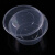 谐晟 圆形餐盒 一次性外卖透明塑料打包盒汤碗保鲜盒 750ml/个*300个 1箱
