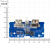 5V 2.1A 双USB 移动电源diy 电路板模块 锂电池充电宝 带指示灯蓝