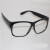 定制定制适用平光电焊护目镜透明防护眼镜防尘防飞溅业劳保打磨玻璃镜片 黑色镜片