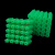 定制绿色塑料膨胀管6mm6厘8mm8厘自攻螺丝钉胶塞墙塞涨塞胀塞 6mm-3盒1500粒