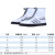 鞋套多彩色加厚防滑防水雨鞋套pvc户外雨天防雨鞋套厂家批发定制七天内发货 粉白M码(37-38,26.5CM)