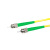 蓝邮 光纤跳线 ST-ST 单模单芯 黄色 3m ST/UPC-ST/UPC-3M