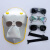 LISM新型焊工面罩牛皮电焊面罩烧焊氩弧焊脸部防护电焊眼镜量大 护头款面罩+透明+浅色+深色+头