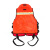 SS/苏识 消防气胀式救生衣(基本款) MKW-YJSX 无口袋 均码 浮力≥100N 橙红色 件