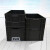 超厚防静电周转箱塑料电子元件盒黑色收纳箱大号EU箱零件盒塑胶框 EU4633#600*400*340