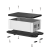 L03-120-75铝合金防水仪表仪器壳体电源适配器铝型材仪表仪器外壳铝接线设备控制器电路板盒子 A 120-75-50 银白壳体+银白端盖