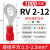 SV预绝缘冷压接线端子叉型U型Y型线鼻线耳1.25/2/3.5/5.5-3/4/5/6 RV2-12(1000只)