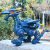 木丸子超大号喷火恐龙玩具电动霸王龙仿真动物模型喷雾机械战龙儿童玩具 中号喷雾机械恐龙绿 标配一次性电池
