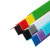 江波 PVC塑料防撞条护角条 楼梯包角台阶墙角桌子防撞包边条 天蓝色 3.5cm 宽 1.5米