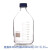 悦成 实验室蓝盖瓶 透明棕色丝口瓶 大口蓝盖试剂瓶  玻璃方瓶 蓝盖试剂瓶 2000ml【透明】 现货 