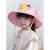 儿童夏季渔夫帽适合2-10小女孩戴的可爱鸭子遮阳帽新款中小童可爱卡通洋气盆帽 鸭子会叫耳朵会动黄色 均码2-10岁(48到54CM)