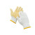 曼睩黄点600g100双装棉纱点塑手套防滑耐磨点胶线手套