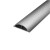 海斯迪克 HK-415 铝合金线槽 金属防踩线槽 半弧形地板地面穿线用 长度1米（6号）
