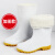 雨鞋靴工厂白色加雨靴耐酸耐油高筒耐用暖棉靴EVA胶鞋 30cm左右白色(牛筋底-加棉款 38