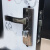 老式铁面板换锁室内卧室房门锁室内钢木门锁小50门把手门锁锁具 130孔距-小50铜锁体+加强芯 35-45MM 通用型 带钥匙