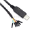 CP2105USB转TTL3V3双路2路串口线USB转TTL调试线STC下载线 1X1 8P杜邦线 1.8m