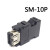 伺服驱动编码器插头SM-6E 伺服器6芯插头 台达CN3接头 50芯镀金连接器