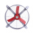 大功率大尺寸排风扇厨房家用工业风机负压强 20寸圆形220v+三