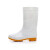 阿力牛 AZF74 白色卫生鞋靴 耐油耐酸碱劳保防护雨鞋 工厂食堂胶鞋  中低筒 41 