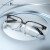 海伦凯勒（HELEN KELLER） 【王一博同款眼镜】新款眼镜近视可配度男士眼镜框H85037 1M/2 哑黑/亮浅枪 框+豪雅优适1.67非球面镜片