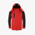通达雨 一体式冲锋衣 秋冬外套 防水保暖工作服 TDY-610 红色 2XL码