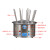 北京玻璃仪器气流烘干器/不锈钢C型12孔20孔30孔试管瓶子干燥器 C30