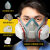 盛融乾 化学实验室防毒面具全面罩喷漆化工防尘面罩防护 311硅胶防尘毒套装