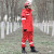 谋福（CNMF）255 红色冬季救援棉服 户外抢险防水透气应急服装 搜救消防反光衣（冬季救援棉服S码）