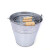 镀锌桶垃圾大容量铁皮水桶便携手提白铁皮桶大号铁通防汛镀锌桶 15L