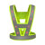 反光背心LED带灯反光马甲工字型V字型服反光衣骑行反光服 充电款：V型黄色（普通款）