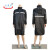 天意州 连体反光雨衣 长款大褂雨衣 徒步环卫雨衣 反光大褂雨衣（175）2XL码