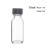 波士顿瓶棕色小口玻璃螺口瓶透明药剂瓶密封采样瓶分装化工化验瓶 15ml 透明含盖