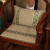 太美鑫新中式红木椅子坐垫凳子垫子实木沙发古典茶餐椅太师椅圈椅垫四季 卡其色-水木年华 38*45cm单个含芯椅垫