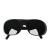 烧电焊眼镜焊工专用防护平光墨镜透明氩弧二保焊防强光打眼护目镜 黑色1个