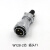 威浦防水航空插头插座WY28-2-3-4-7-10-12-16-17-20-24-26芯TI/ZG WY28-2芯 插头TI