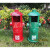 消防栓造型垃圾桶时尚美式铁艺酒吧收纳箱户外垃圾桶果皮箱 红色中