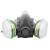 呼享（HU+）8200半面罩 防护有机气体喷漆焊接农药防护面罩 不含滤棉和滤毒盒