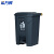 希万辉 特厚灰色45L 加厚脚踏带盖垃圾桶医疗废物处理利器盒XWH0011