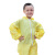 阿力牛 ASF14 一次性儿童防护服 无纺布连体带帽 防尘防水防飞沫 儿童防护服+面屏XL/150cm白色 