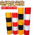 红白黄黑警示桩反光膜电线杆反光贴交通膜电力膜安全柱子 3黄2黑高度100cm长度5米