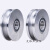 加厚45#钢U型钢丝绳滑轮/圆管轨道轮子/铁门槽轮/弯管轮/槽钢槽轮 200U槽宽33mm