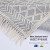 萨蒙路易（SRMOROER） 印度原装进口手工编织羊毛地毯客厅现代极简房间卧室床边毯办公室沙发茶几垫 苏里亚-101[蓝白] 2米x2.9米