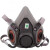 LISM6200防毒面具喷漆防尘煤矿打农药甲醛工业气体油漆活性炭半面罩 6200单主体