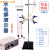 水电解实验器J26001霍夫曼水电解演示器实验室电解水制取氢气氧气 大号水电解(铂金)+支架+高中学