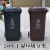 户外环卫垃圾桶大号厨余有害其他可回收垃圾分类带盖大型北京工业 240L红色：带轮带盖（有害垃圾）