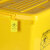 冰禹 医疗封口扎带吊牌 黄色塑料废弃物标签贴 扎带500条+吊牌500个 BYyn-325